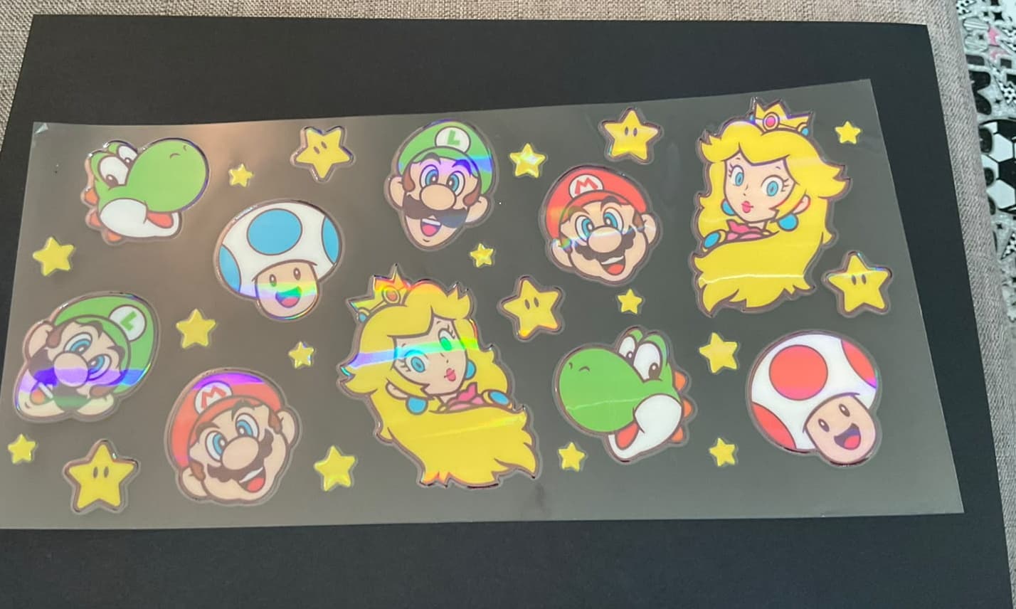 UV Sticker Hologr├ífico A187