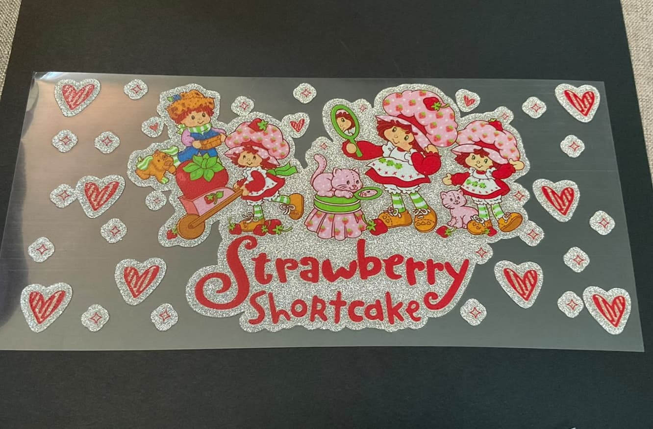 UV Sticker Glitter A189