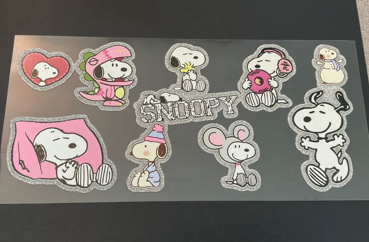 UV Sticker Glitter A192