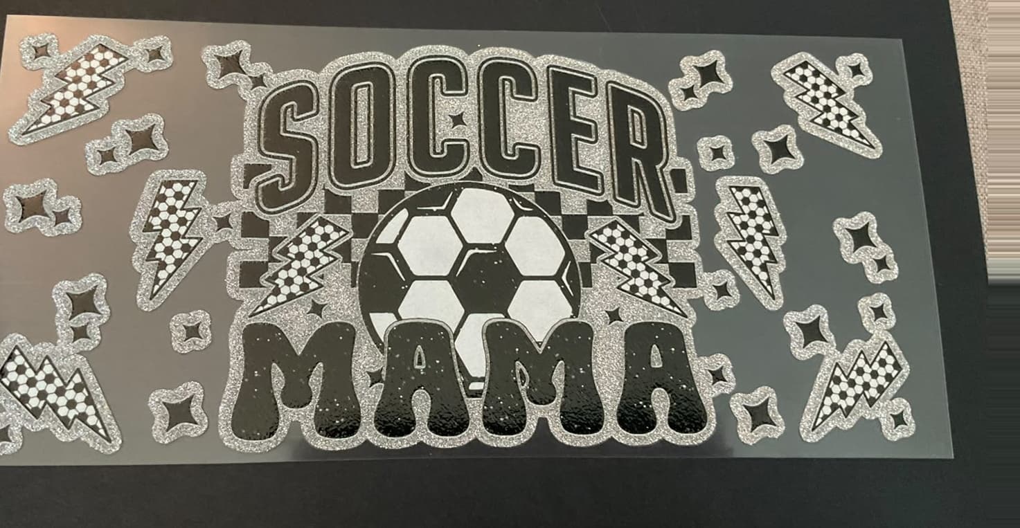 UV Sticker Glitter A194