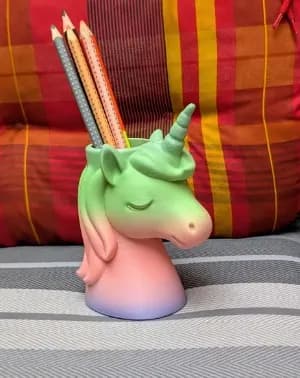 Portalápices Unicornio Pastel - Magia de Escritorio — foto 1 de 1